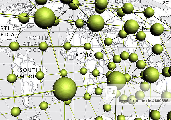 Digital graphics  worldwide internet connection  network