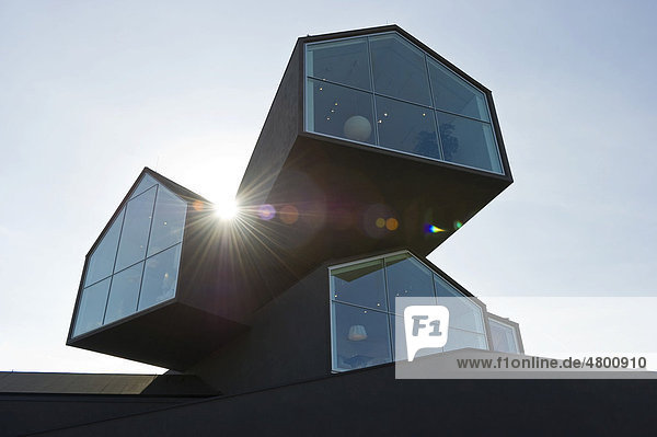 Neubau des Vitra Design Museums der Architekten Herzog & de Meuron in Weil am Rhein  Baden-Württemberg  Deutschland  Europa