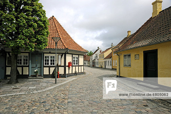 Hans Christian Andersen Geburtshaus und Museum  Altstadt  Odense  Insel Fünen  Region Syddanmark  Dänemark  Europa