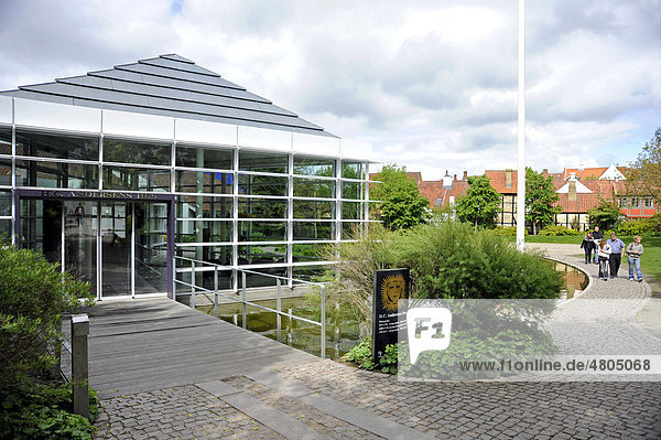 Hans Christian Andersen Museum  historic district  Odense  Funen island  Region Syddanmark  Region of Southern Denmark  Denmark  Europe