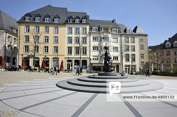 Platz Place de Clairfontaine  Altstadt  Luxemburg  Europa