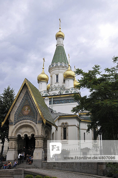 Russische Kirche zum Hl. Nikolaj  Sofia  Bulgarien  Europa