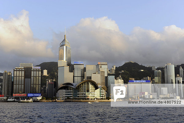 Skyline  Hongkong  China  Asien