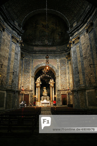 Altar  Kathedrale Santa Maria  Girona  Katalonien  Spanien  Europa