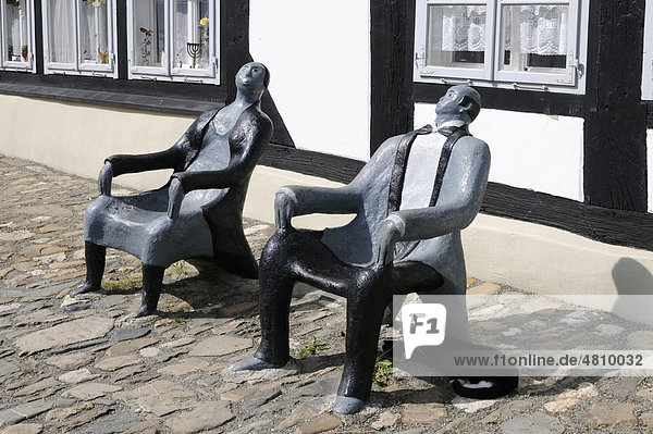 Skulpturen von Vera Keune  Goslar  Niedersachsen  Deutschland  Europa