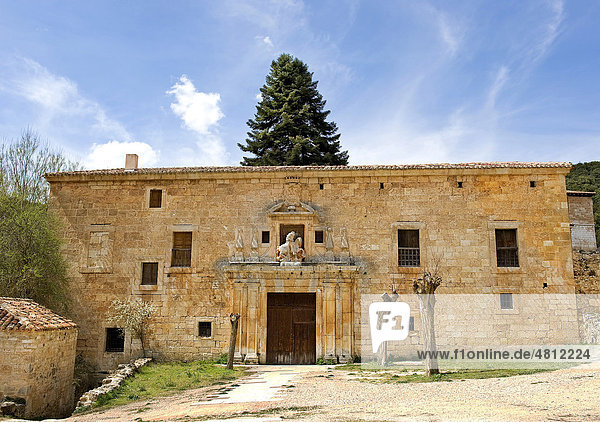 Ruins of the monastery of San Pedro de CardeÒa  Burgos province  Castile  Spain  Europe