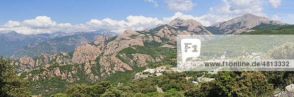 Piana  Die Calanche  Felsenlandschaft  Korsika  Frankreich  Europa
