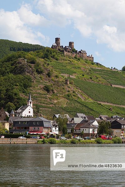 Europa  Deutschland  Rheinland-Pfalz  Blick auf Thüringer Burg und Alkendorf