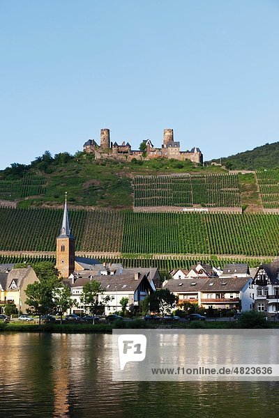 Europa  Deutschland  Rheinland-Pfalz  Blick auf die Thüringer Burg bei Alken