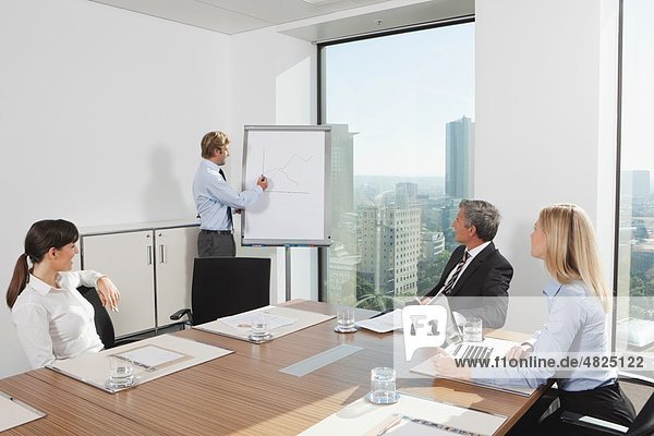 Germany  Frankfurt  Business people in conference room