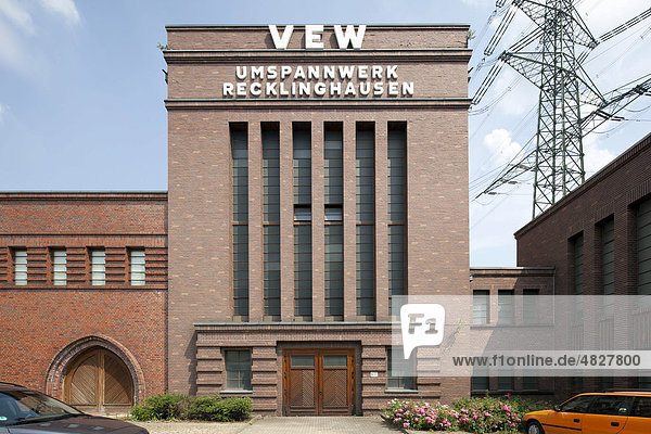 Umspannwerk Recklinghausen  VEW  Technikmuseum Strom und Leben  Recklinghausen  Ruhrgebiet  Nordrhein-Westfalen  Deutschland  Europa