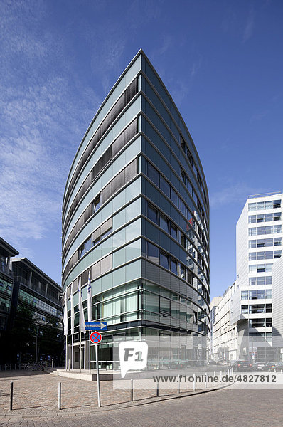 Haus der Architekten im Medienhafen  Architektenkammer  Düsseldorf  Nordrhein-Westfalen  Deutschland  Europa