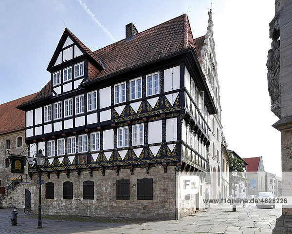 Zoll- und Landwehrhaus am Altstadtmarkt  Braunschweig  Niedersachsen  Deutschland  Europa