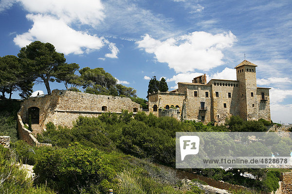 Burg bei Tamarit  Tarragona  Katalonien  Spanien  Europa