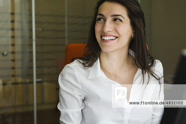 Smiling businesswoman  portrait