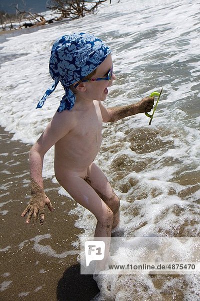 Strand Junge - Person klein spielen