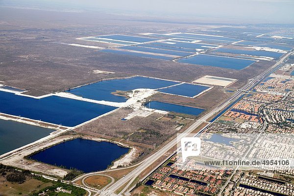 Ecke  Ecken  fliegen  fliegt  fliegend  Flug  Flüge  Fernverkehrsstraße  Landschaft  Paket  Everglades Nationalpark  Luftbild  Florida  Miami