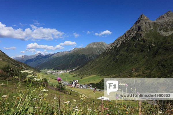 Österreich  Tirol  Paznauntal  Blick ins Paznauntal