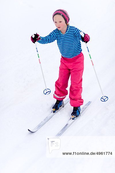 Skisport jung Mädchen