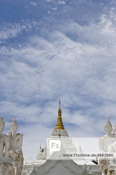 Mingun  Myanmar  Hsinphyumae (Myatheindan) Pagode