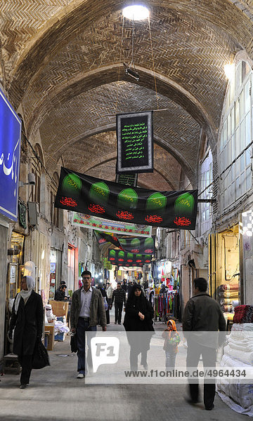 Iran  Isfahan  Gran Bazaar  Markt