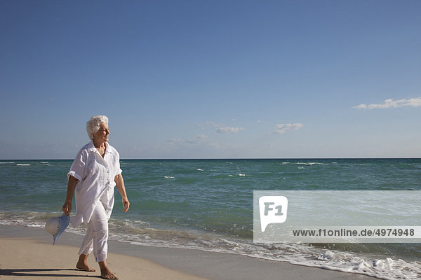 Senior Woman on the beach