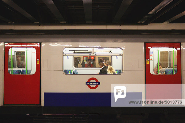 Subway Train in London