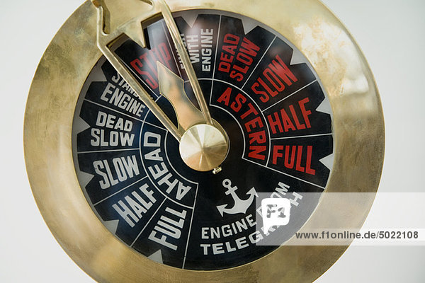 Traditional engine order telegraph