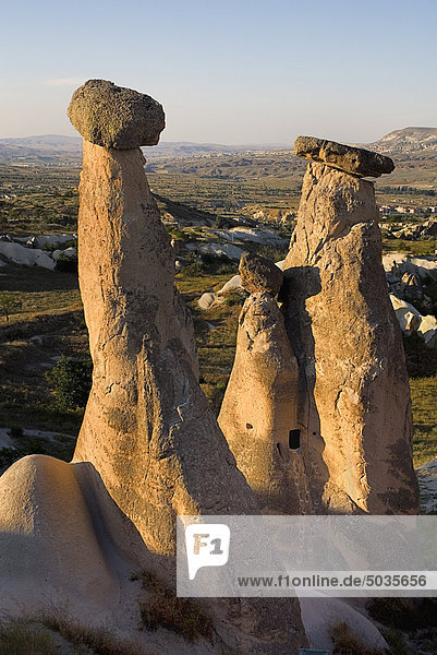 Turkey  Cappadocia  Goreme  Urgup  View of rock formation
