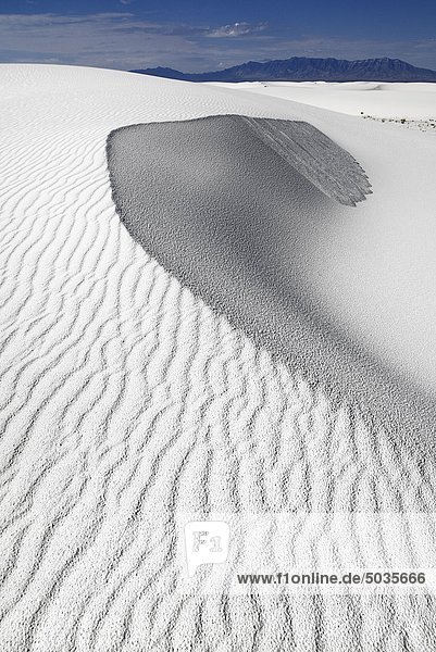 USA,  New Mexico,  View of white sands national monument