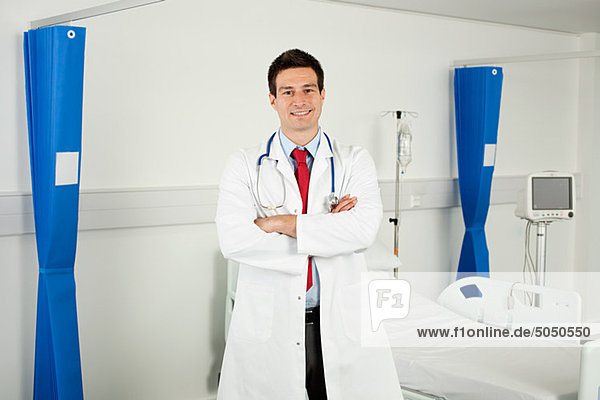Portrait des männlichen Arztes