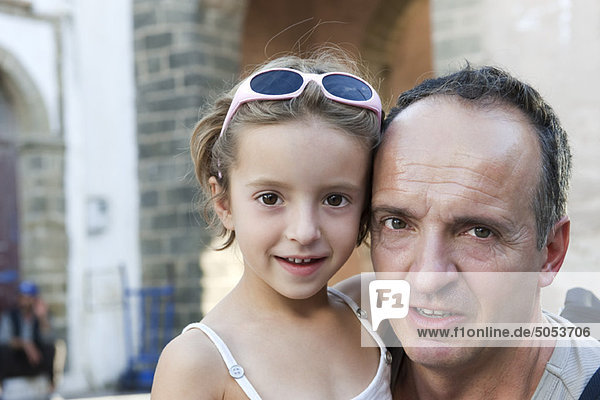 Vater und Tochter  Porträt