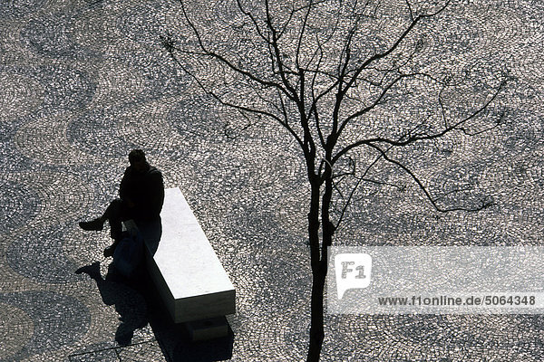 Europe  Portugal  Lisbon  Rossio Square