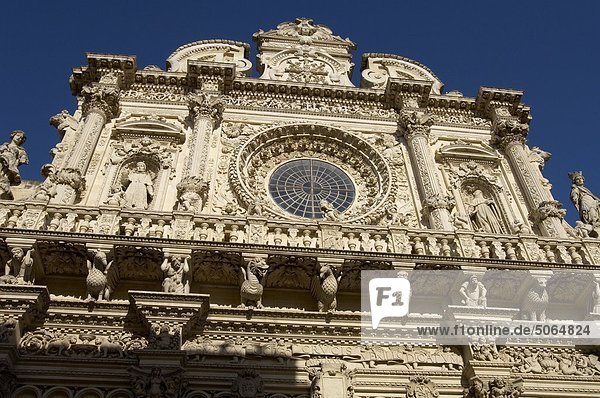 Fassade Hausfassade Basilica di Santa Croce Italien Lecce