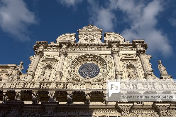 Fassade Hausfassade Basilica di Santa Croce Italien Lecce