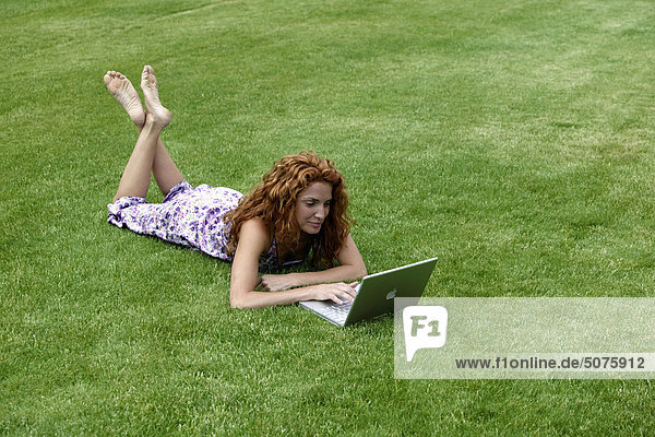 Woman with laptop