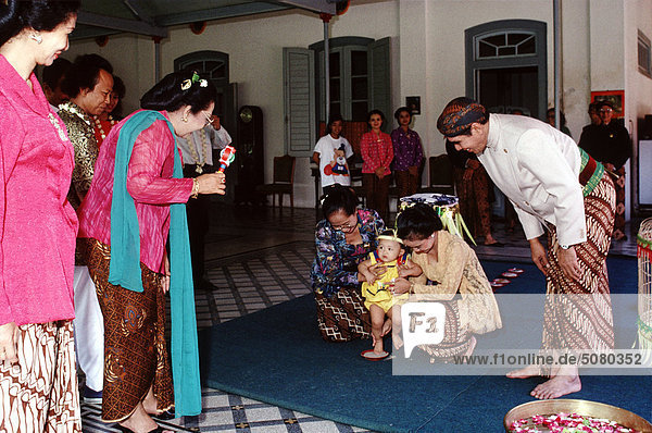 Royal family. Java  Indonesia.
