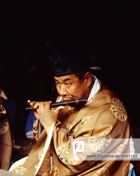 Japanische Flötenspieler