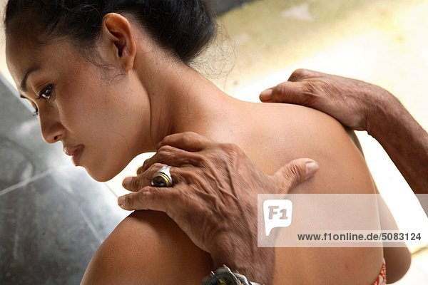 Massage by Balinese Healer  Bali  Indonesia