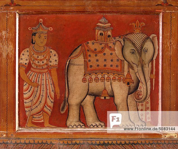 Subodharama-Tempel  Dehiwala  Colombo  Sri Lanka  Wandbild