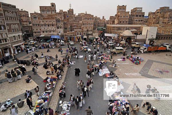 Der Markt  Sanaa  Jemen