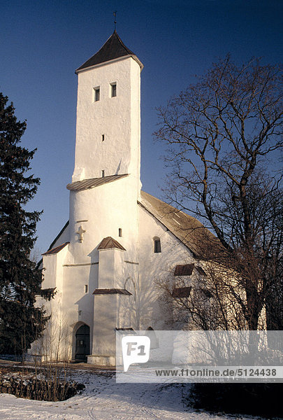 Europa  Estland  die Kirche Harju-Risti im winter