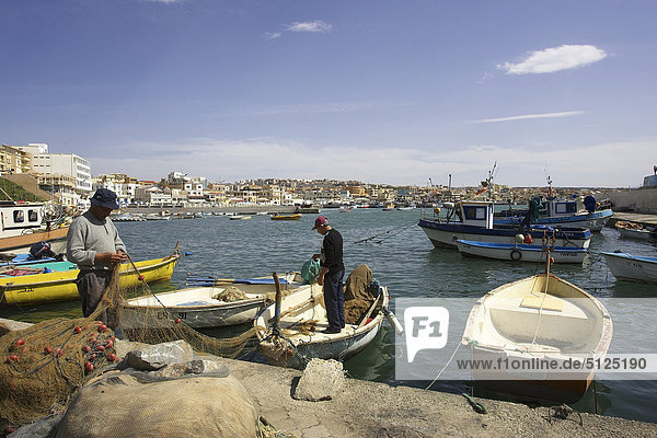 Algeria  Algiers  la Madrague fishing harbour