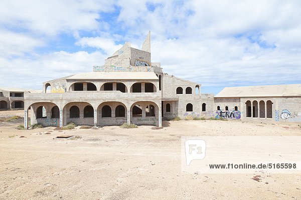 Eingestelltes Bauvorhaben auf Fuerteventura, Spanien