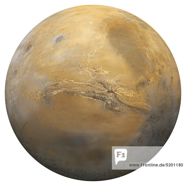 Planet Mars  Computergrafik