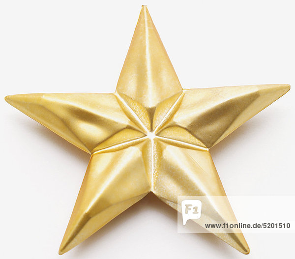 Goldener Stern  Christbaumschmuck