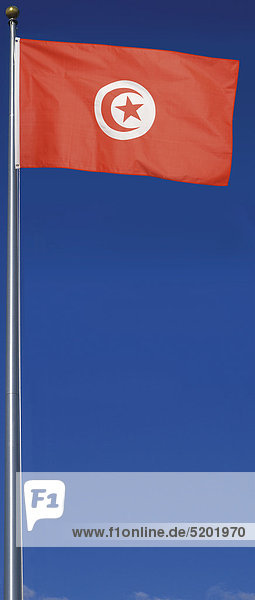 Flagge-Tunesien