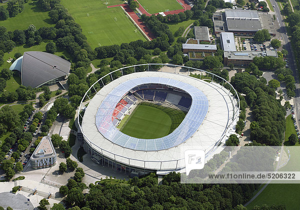 Fußballstadion  AWD-Arena  Hannover  Luftaufnahme