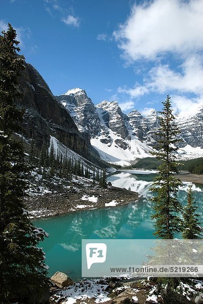 See  Moräne  Alberta  Banff  Kanada