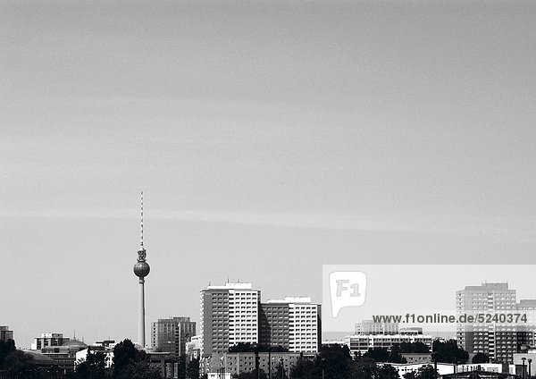 Berlin  Skyline mit Fernsehturm
